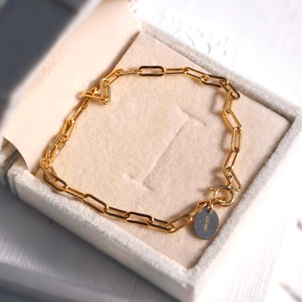 ÈVE Paperclip Chain Bracelet