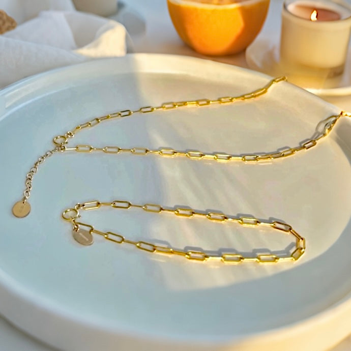 ÈVE Paperclip Chain Necklace