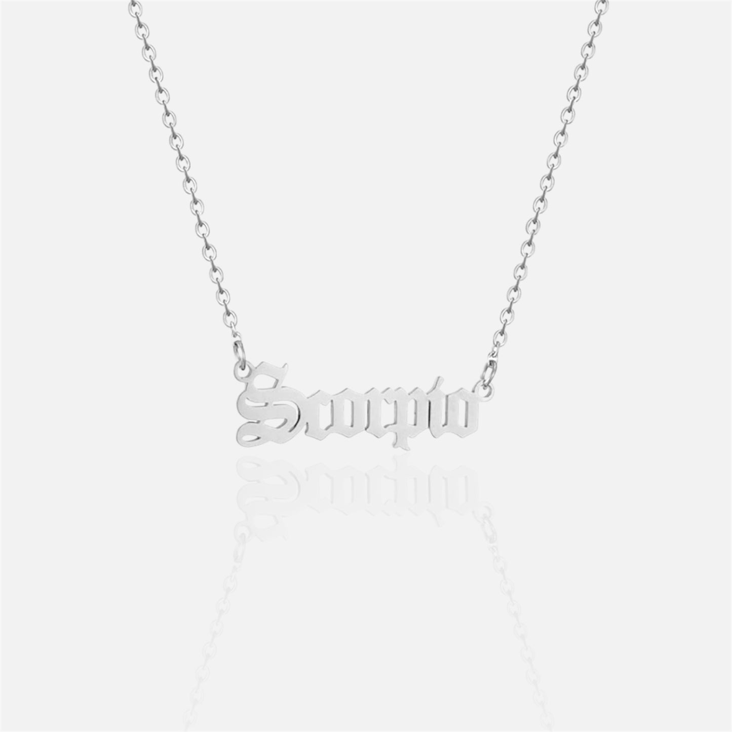 復古哥德風星座項鍊