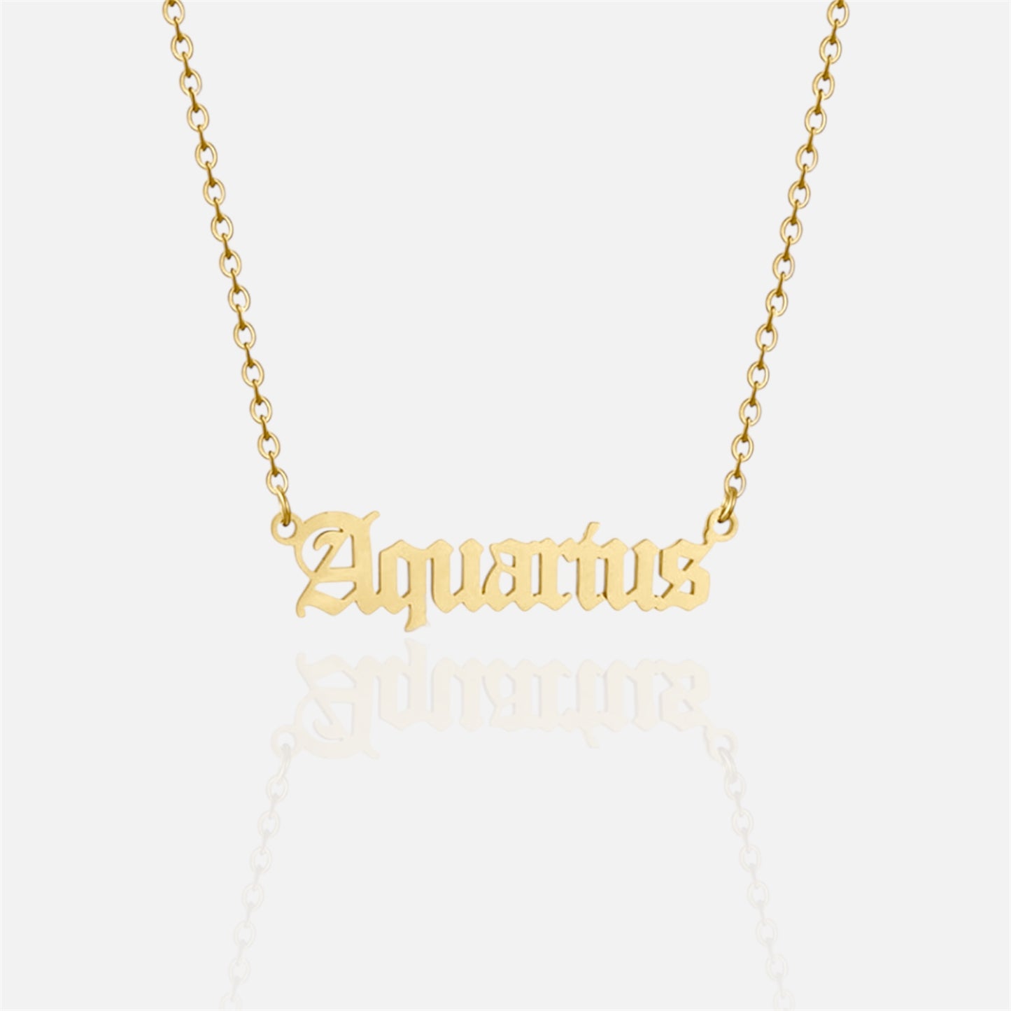 復古哥德風星座項鍊