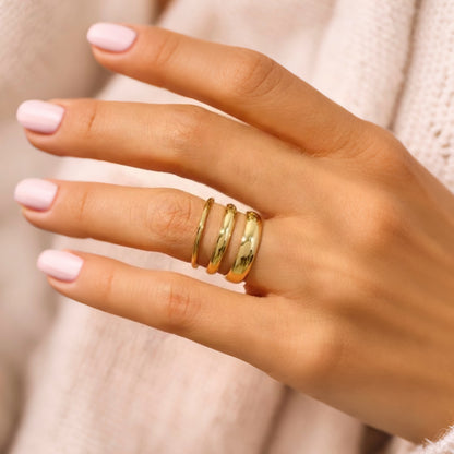 VIENNA 素圈戒指組合