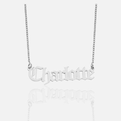 復古哥德風名字項鍊