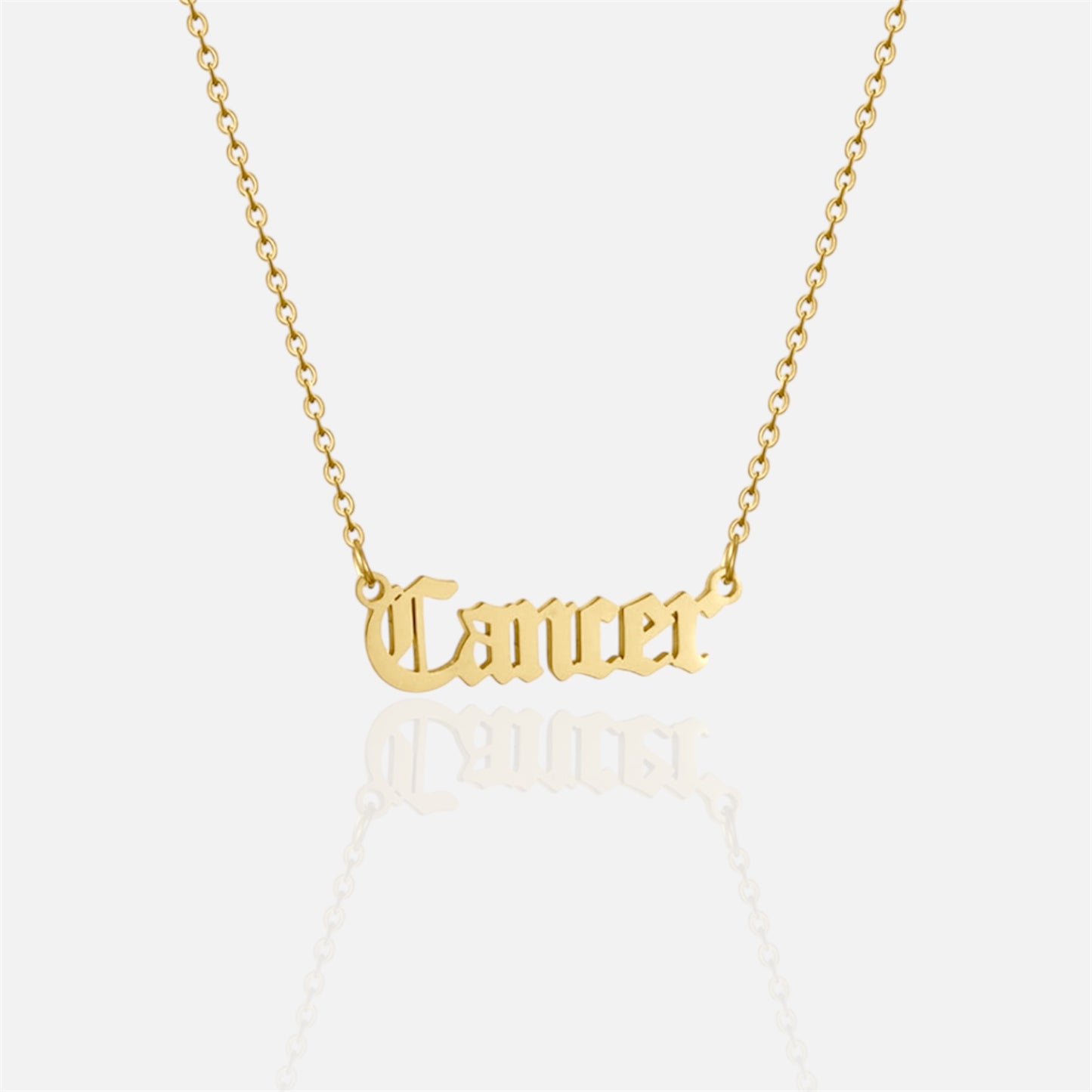 復古哥德風星座項鍊