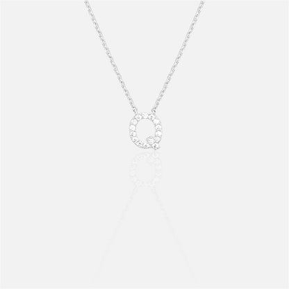 閃石單字母項鍊