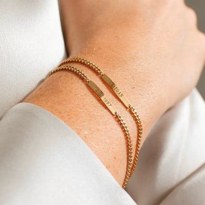 刻字條形手鍊