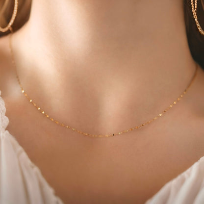 AURORA Shimmer Mirror Chain Necklace