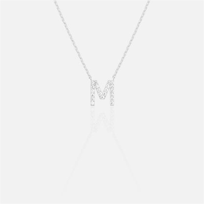 閃石單字母項鍊