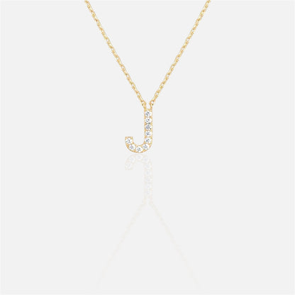 閃石單字母項鍊