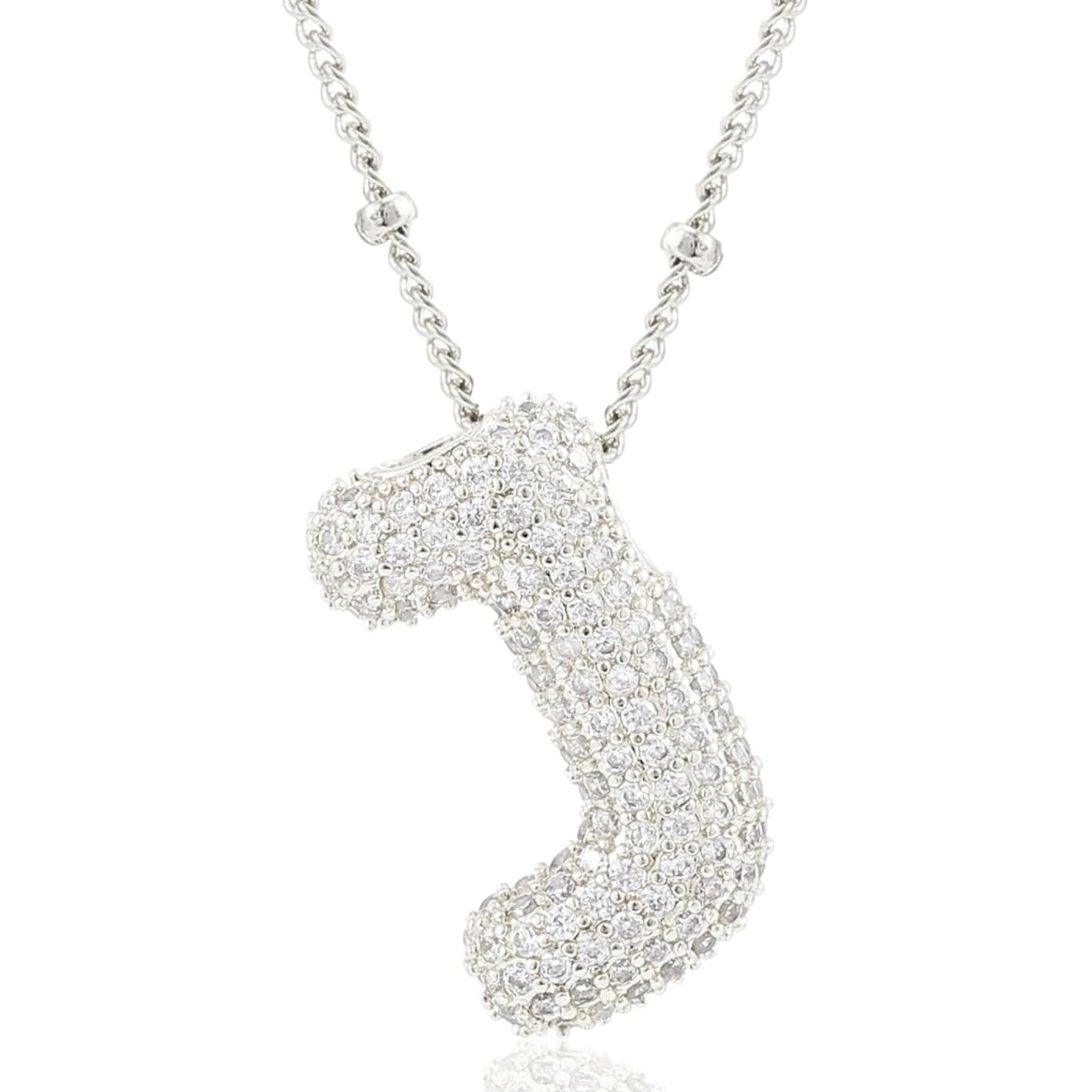 閃石泡泡字母項鍊