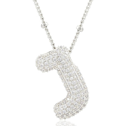 閃石泡泡字母項鍊