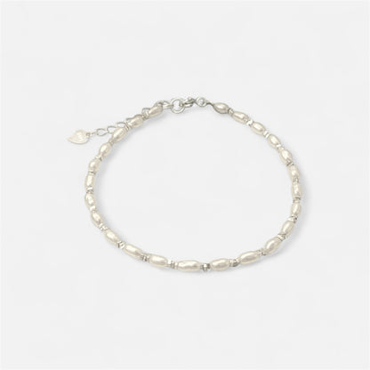 MIRA Oval Pearl Bracelet