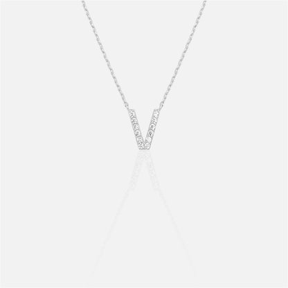 閃石單字母項鍊