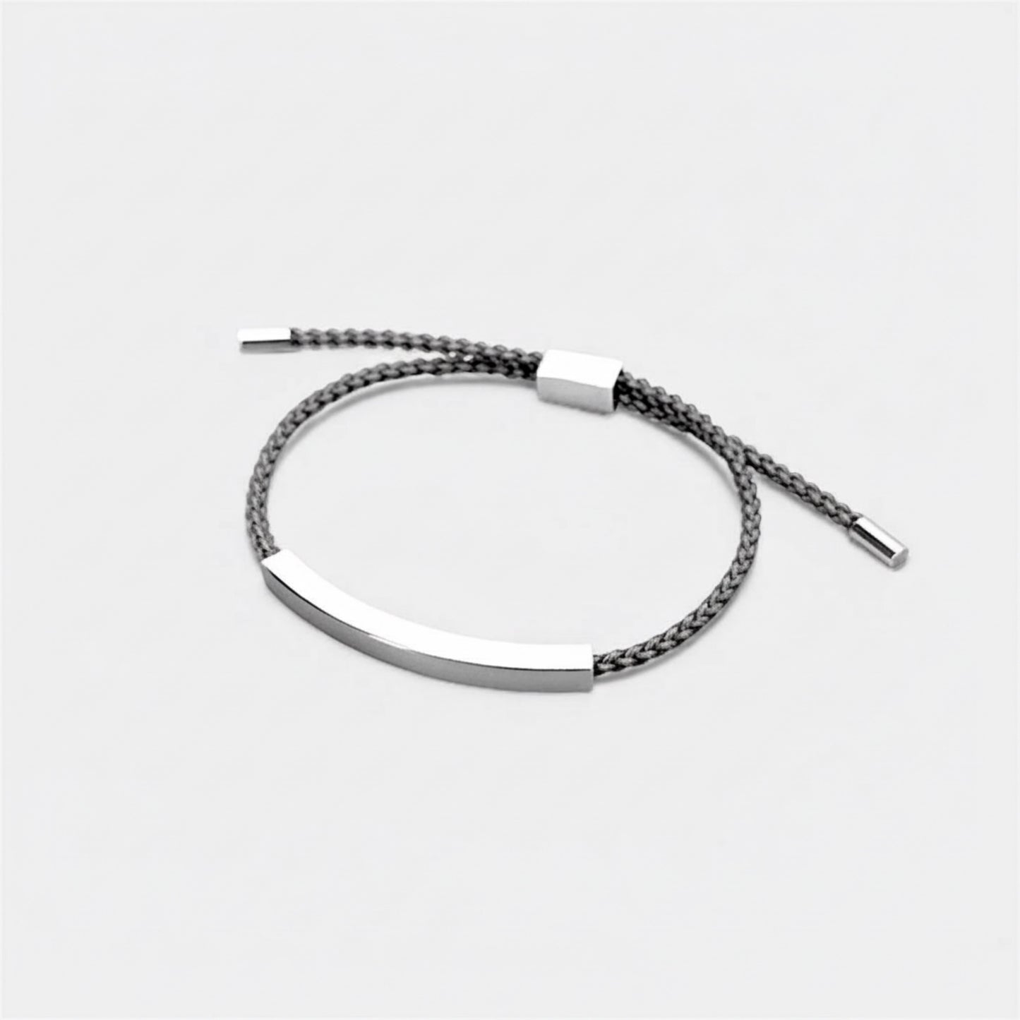 刻字條形編繩手鍊