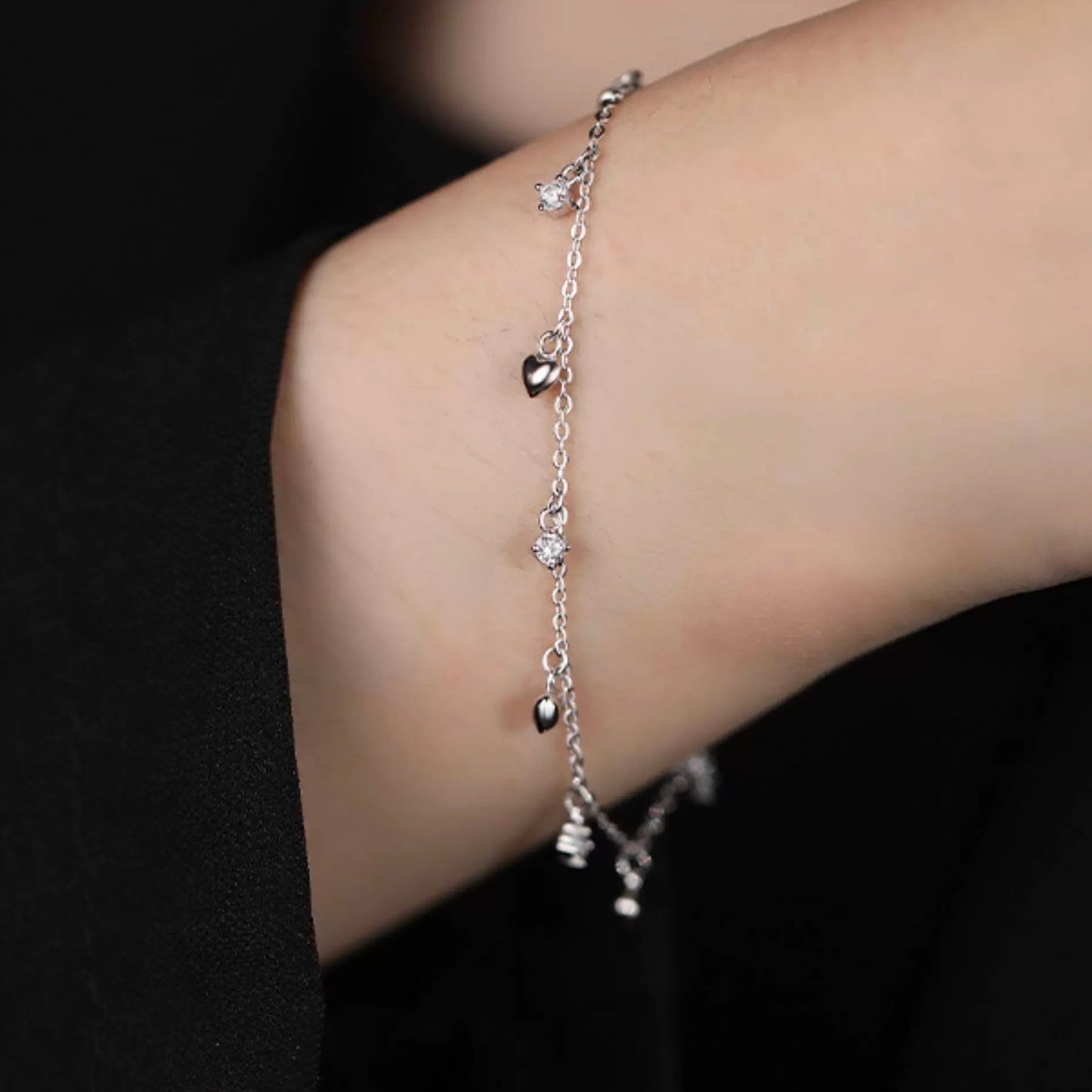 ALORA Twinkle Hearts Bracelet