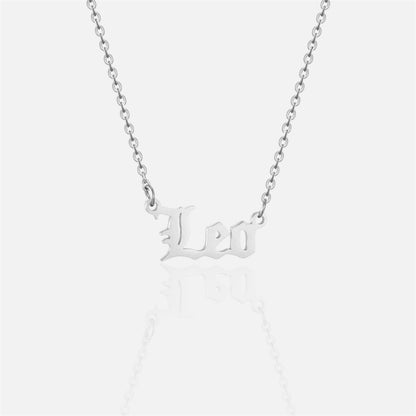 復古哥德風星座項鍊