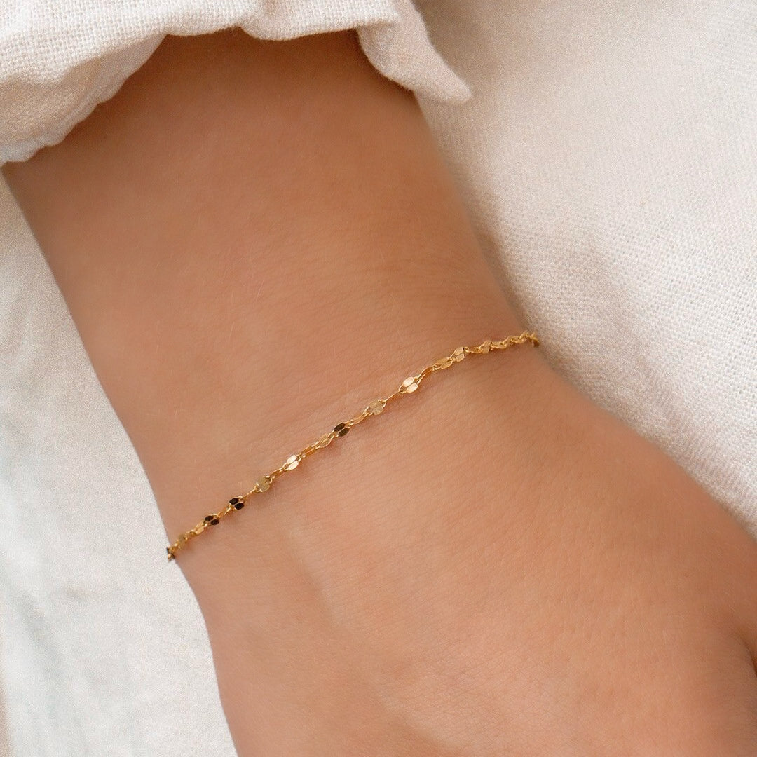 AURORA Shimmer Mirror Chain Bracelet