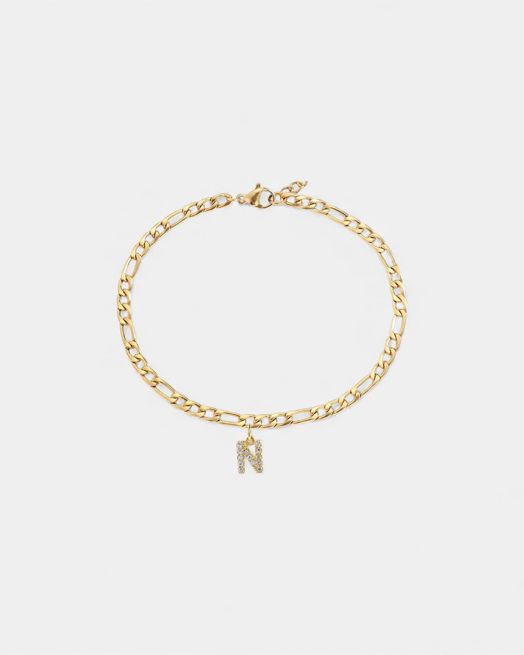 Pavé Initial Bracelet
