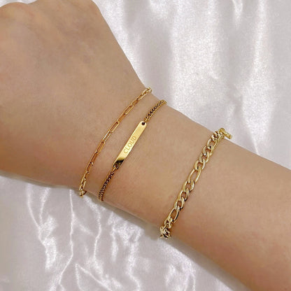 刻字條形手鍊
