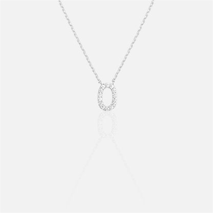 閃石單字母項鍊