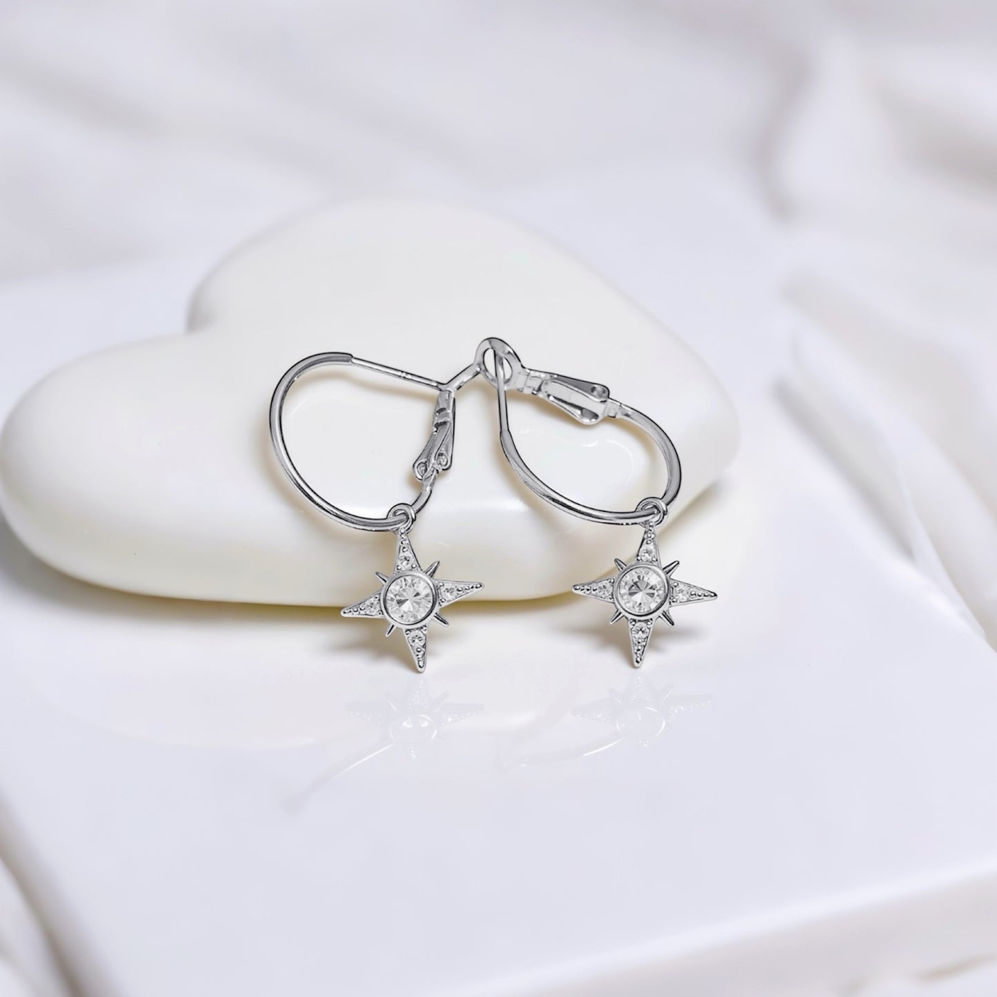NOVA Star Hoop Earrings