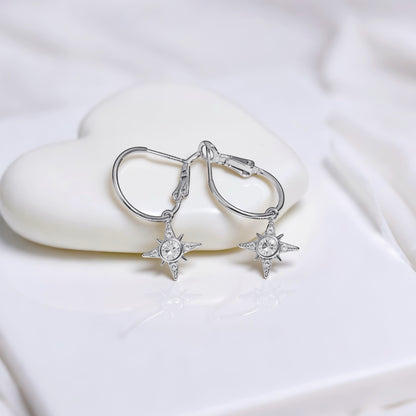 NOVA Star Hoop Earrings