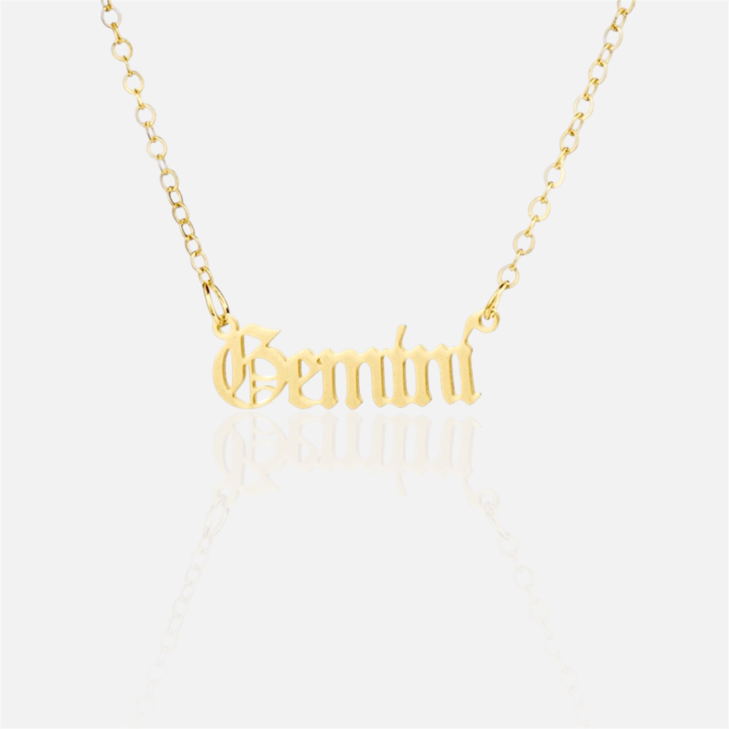 復古哥德風星座項鍊