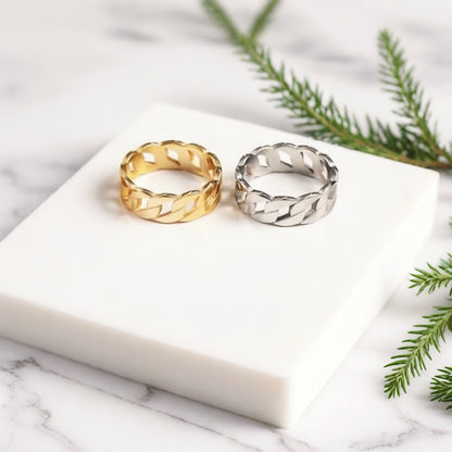 AMÉLIE 粗鏈條戒指