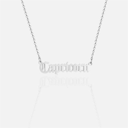 復古哥德風星座項鍊