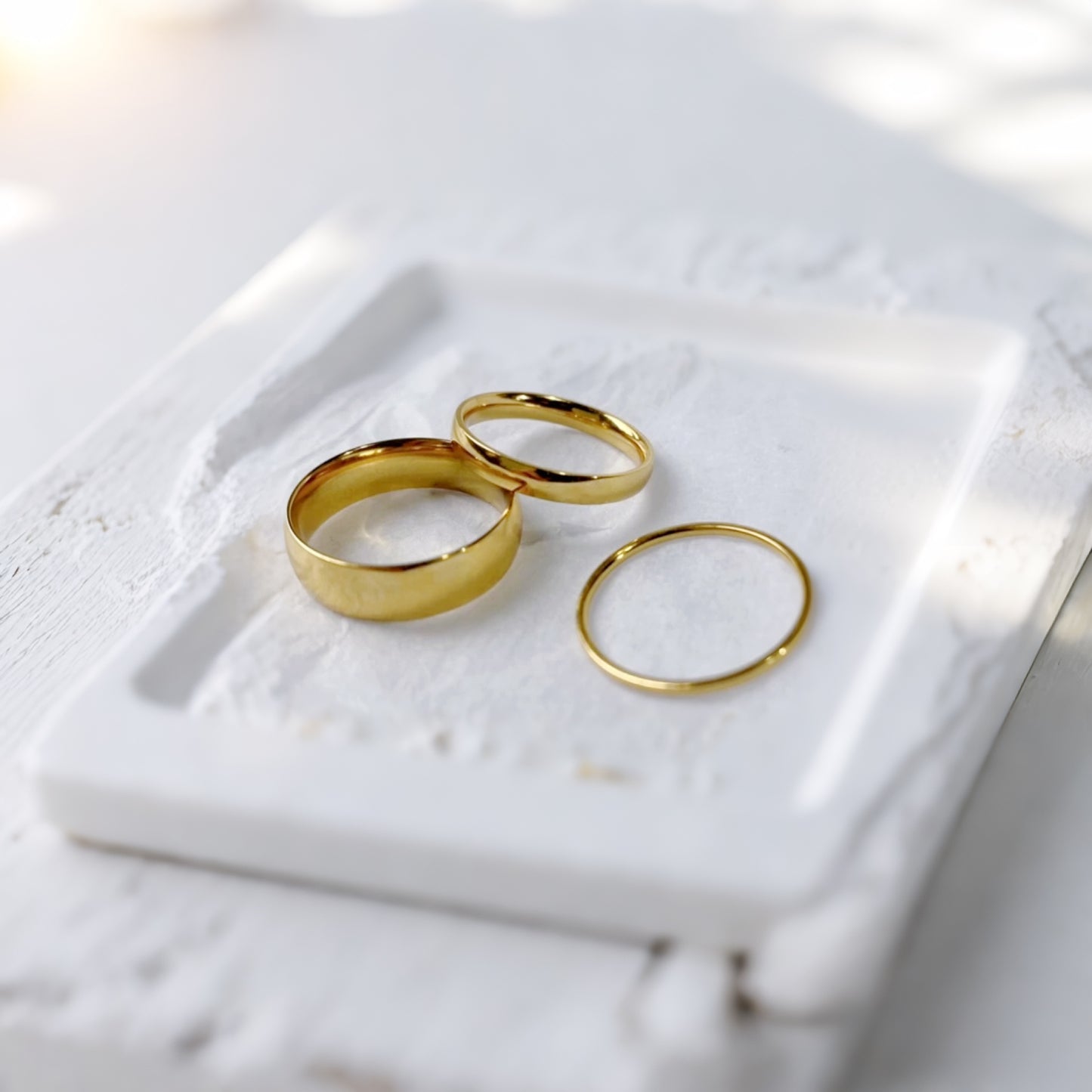 VIENNA 素圈戒指組合