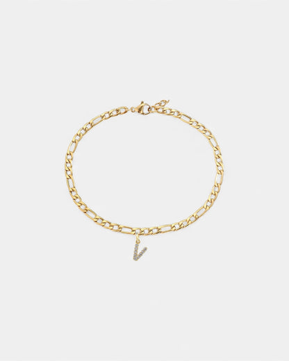 Pavé Initial Bracelet