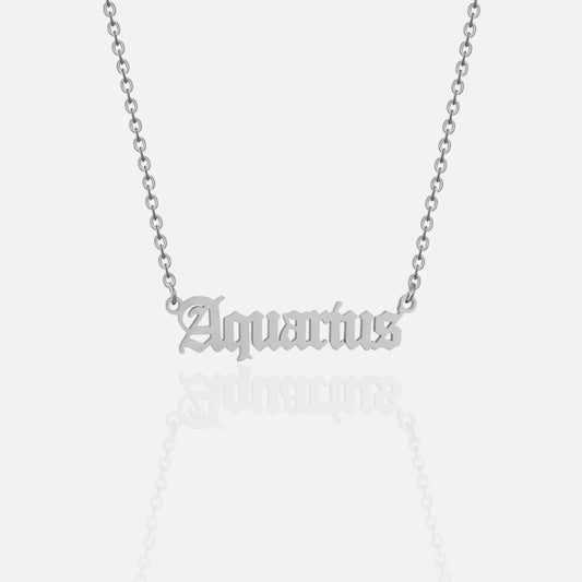 古典英文星座項鍊