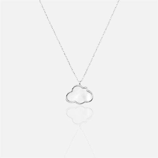 CLOUD Mother-of-Pearl Pendant Necklace