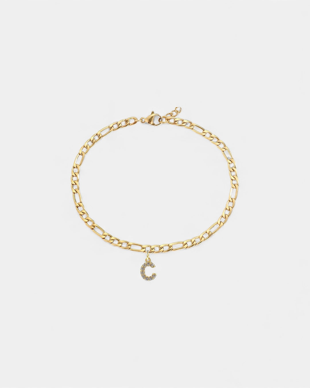 Pavé Initial Bracelet