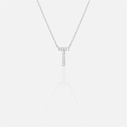 閃石單字母項鍊