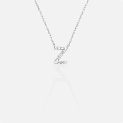 閃石單字母項鍊