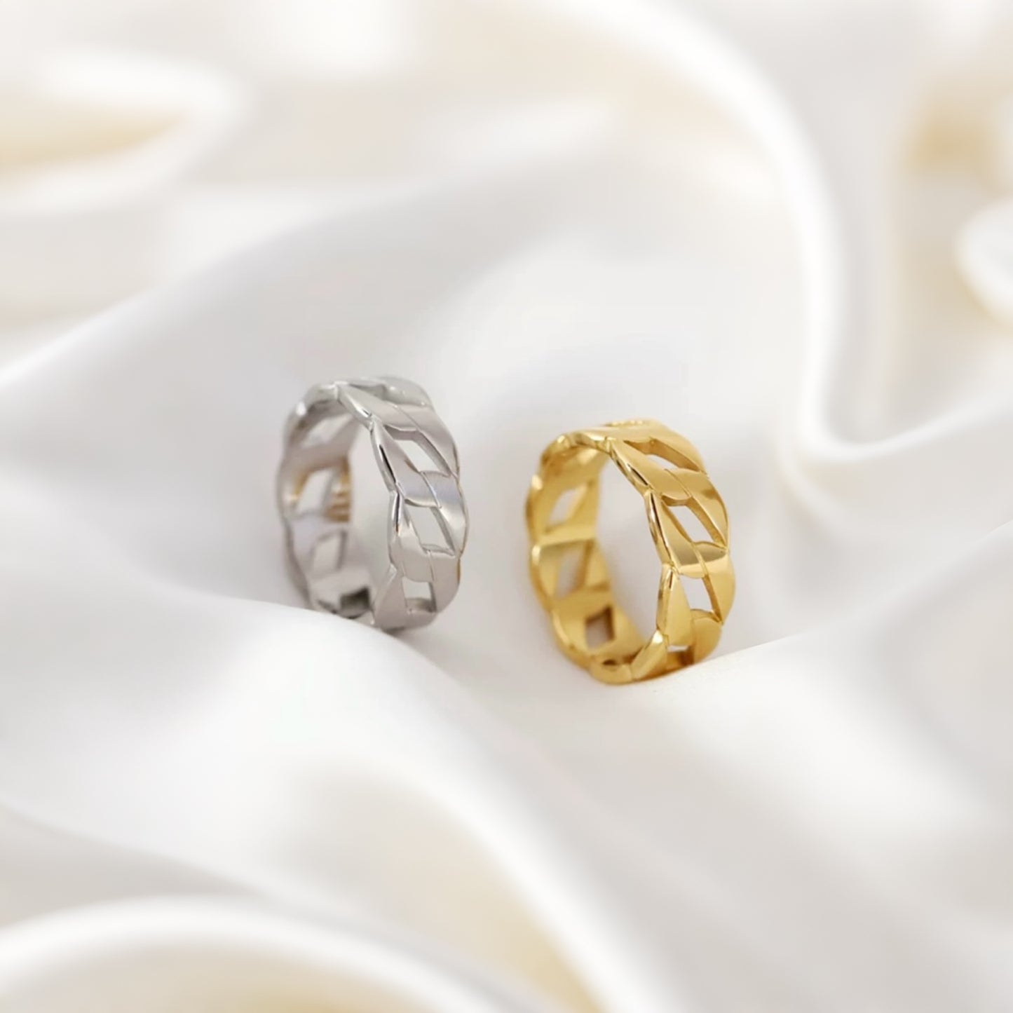 AMÉLIE 粗鏈條戒指