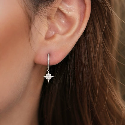 SELENE Star & Moon Huggie Earrings