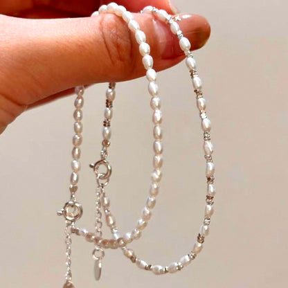 MIRA Oval Pearl Bracelet