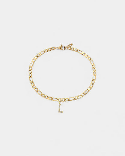 Pavé Initial Bracelet