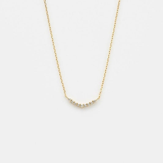 MILLIE 弧形排鑽項鍊