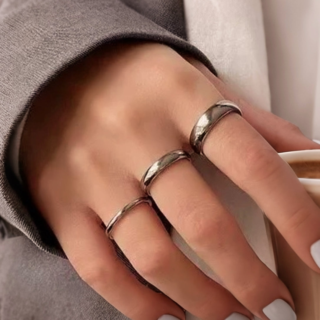 VIENNA 素圈戒指組合