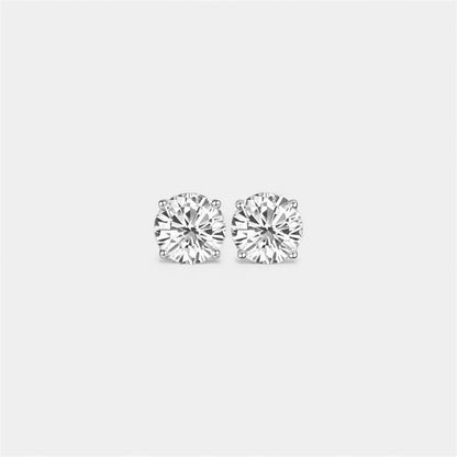 AUDREY Classic Four‑Prong Stud Earrings 