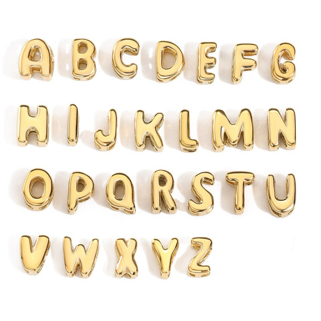 Mini Bubble Letter Necklace