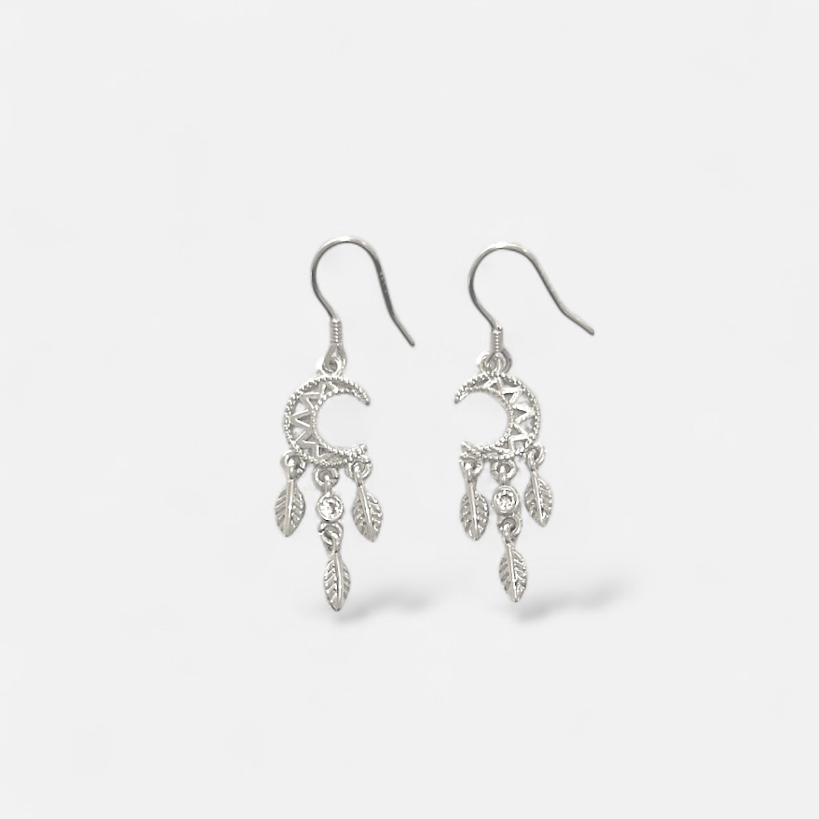 LUNA Moon Drop Earrings 