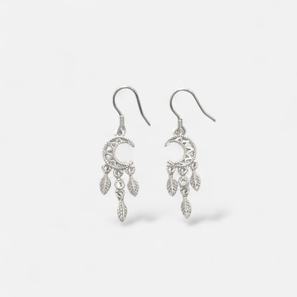 LUNA Moon Drop Earrings 