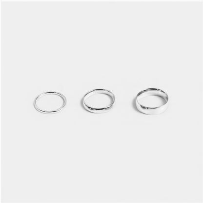 VIENNA 素圈戒指組合