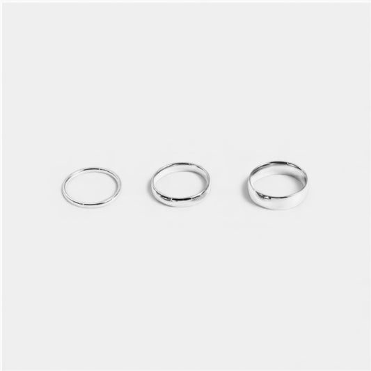 VIENNA 素圈戒指組合