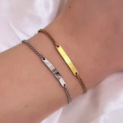 刻字條形手鍊